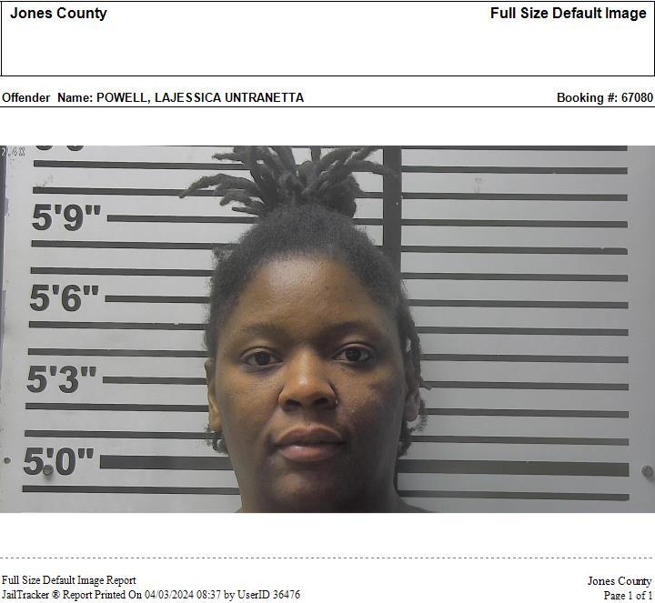 Primary Photo of LAJESSICA  POWELL. Please refer to the physical description.