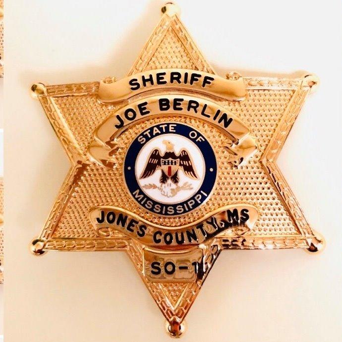 Jones County Sheriff Badge for Joe Berlin