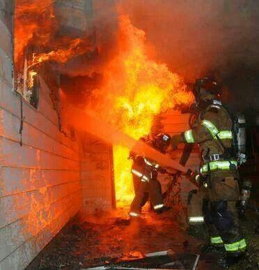 firefighters putting out fires
